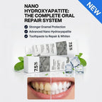 Aclose-up of Aurenza Shop natural toothpaste for sensitive teeth, showing the toothpaste tube and a toothbrush.