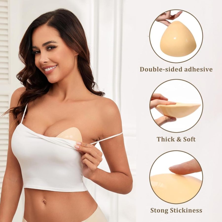 Aurenza Shop Dermalea ShapeSecure™ double-sided boost pads for enhanced shape and support, shown in close-up view.