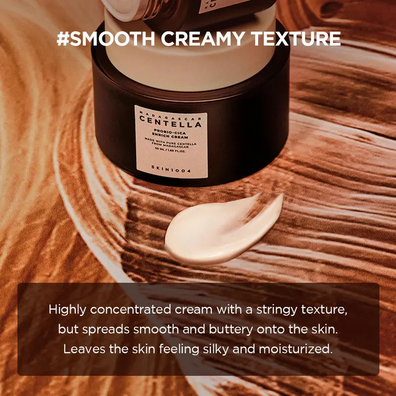 A skincare set featuring SKIN1004 Complete Skin Barrier products with cleansers, serums, and moisturizers arranged on a white surface.