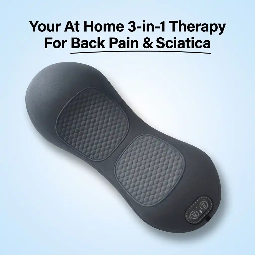 Aurenza Shop Triple Action Massager with multiple massage heads and ergonomic design for relaxing muscle relief.