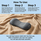 Aurenza Shop Triple Action Massager showing three rotating massage heads and ergonomic handle for muscle relief and relaxation.
