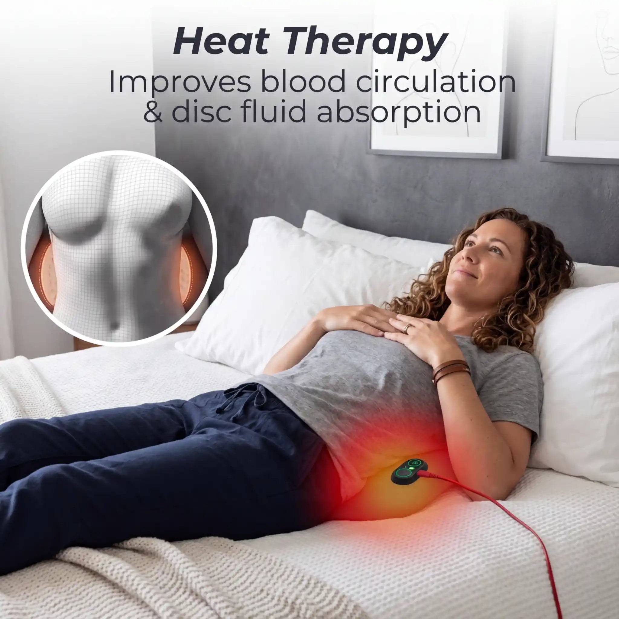 Aurenza Shop Triple Action Massager with multiple attachments and ergonomic design for muscle relief and relaxation.