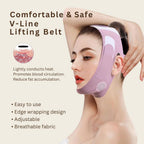 V-Lift Pro reusable chin strap by Aurenza Shop for sculpted and toned jawline, shown in black on a neutral background.