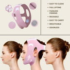 Reusable V-Lift Pro chin strap by Aurenza Shop for sculpted, toned jawline, shown in the product image.