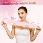 Aurenza V-Sculpt Cheek Lift & Slimming Strap shown on a model's face, designed to enhance cheek contour and lift.