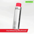 Viralaluna Bright White Mouthwash by Aurenza Shop showing a clear bottle with white mouthwash and mint flavor label.