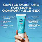 Aurenza Shop X-Y Jelly personal lubricant bottle with clear gel, designed for smooth, wet, and comfortable intimate experiences.