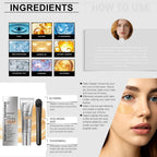 Aurenza EyeGlow™ Eye Tightening Solution tube showing the product packaging with branding and a clean, white background.