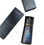 Polar Hair Care Instant Black Dye Shampoo 200ml bottle with black and white packaging for dark hair coloring.