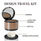 Aurenza Shop Kahuna Magic Root Cover Up in a compact container, designed to conceal gray roots and enhance hair color.