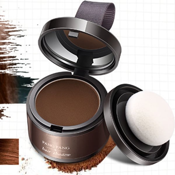 Aurenza Shop Kahuna Magic Root Cover Up in a compact container, designed for quick hair root concealing and touch-ups.