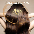 Aurenza Shop plant-based hair coloring cream in a sleek tube, featuring natural ingredients and vibrant hair color options.