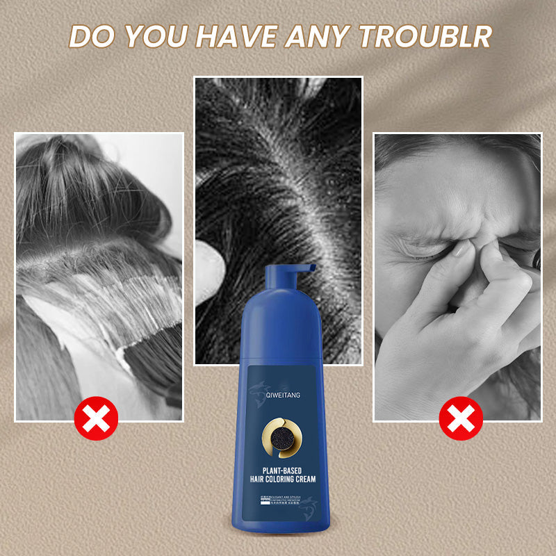 Aurenza Plant-Based Hair Coloring Cream in a vibrant tube, showcasing natural ingredients and health-conscious hair dye.