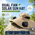 Aurenza Shop ultralight solar fan sun hat, summer hot sale, lightweight sun hat with built-in solar-powered fan, casual outdoor accessory.