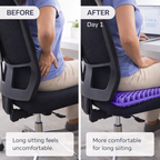 Aurenza Shop Lift & Align™ Gel Seat designed for ergonomic comfort and support during seated activities.