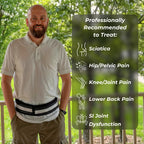 Aurenza Shop belt cervical relief support brace for neck pain, showing adjustable strap and ergonomic design.