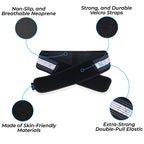 Aurenza Shop Belt Cervical Relief showing a supportive neck brace with adjustable straps and padded design for neck pain relief.