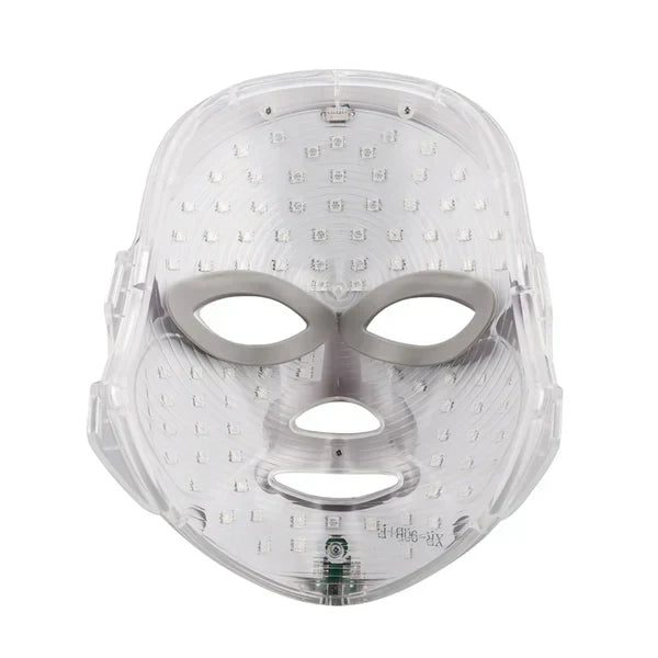 Aurenza Shop Kahuna Red Therapy Facial Mask massager with red LED lights and ergonomic design for facial skin care.