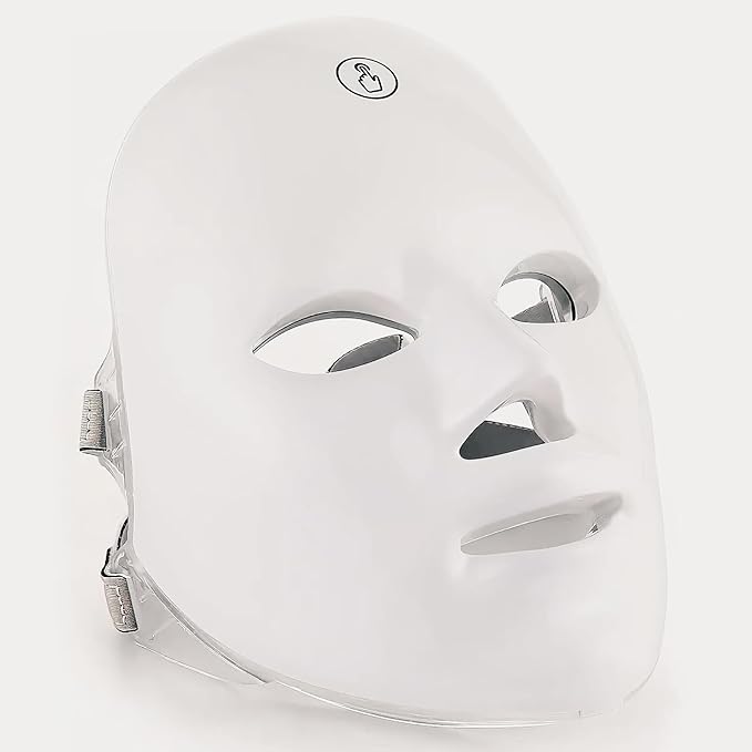 Aurenza Shop Kahuna Red Therapy Facial Mask massager with red LED lights and ergonomic handle for skincare treatment.