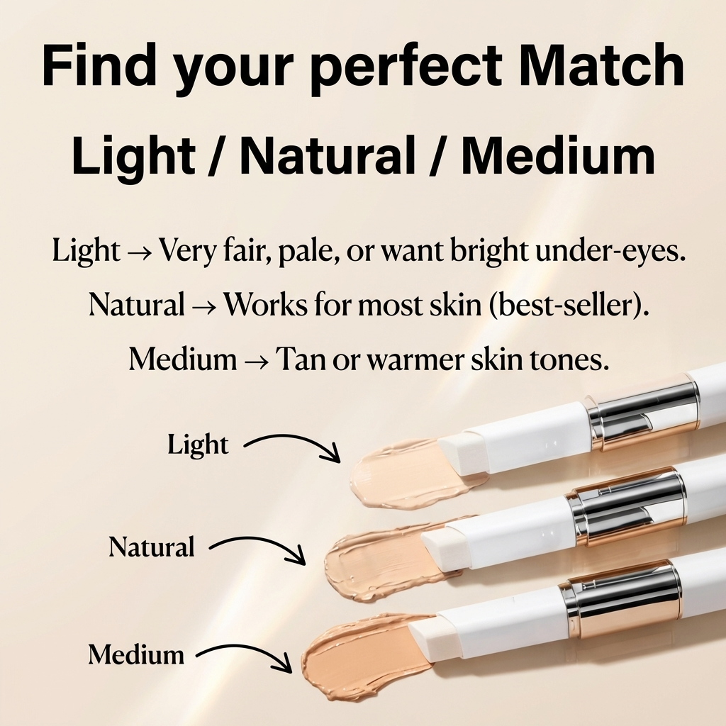 Aurenza Shop Color Changing Foundation Stick™️ with smooth, portable stick applicator and gradient color design