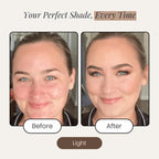Color Changing Foundation Stick™️ by Aurenza Shop, demonstrating its smooth application and color-changing formula on skin.