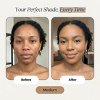 Color Changing Foundation Stick™ by Aurenza Shop shown with the stick's cap off, revealing the product's color and creamy texture.