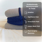 Aurenza Shop alignment pillow with ergonomic design, soft fabric cover, and supportive shape for neck and back alignment.