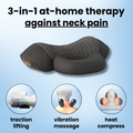 Aurenza Therava™ 3-in-1 neck massager with adjustable settings for at-home neck pain relief and muscle relaxation.