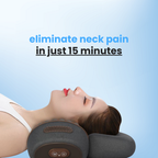 Aurenza Therava 3-in-1 Neck Massager providing relief from neck pain with adjustable settings and ergonomic design.