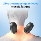 Aurenza Therava™ 3-in-1 neck massager with vibration function, relieving muscle fatigue and tension.