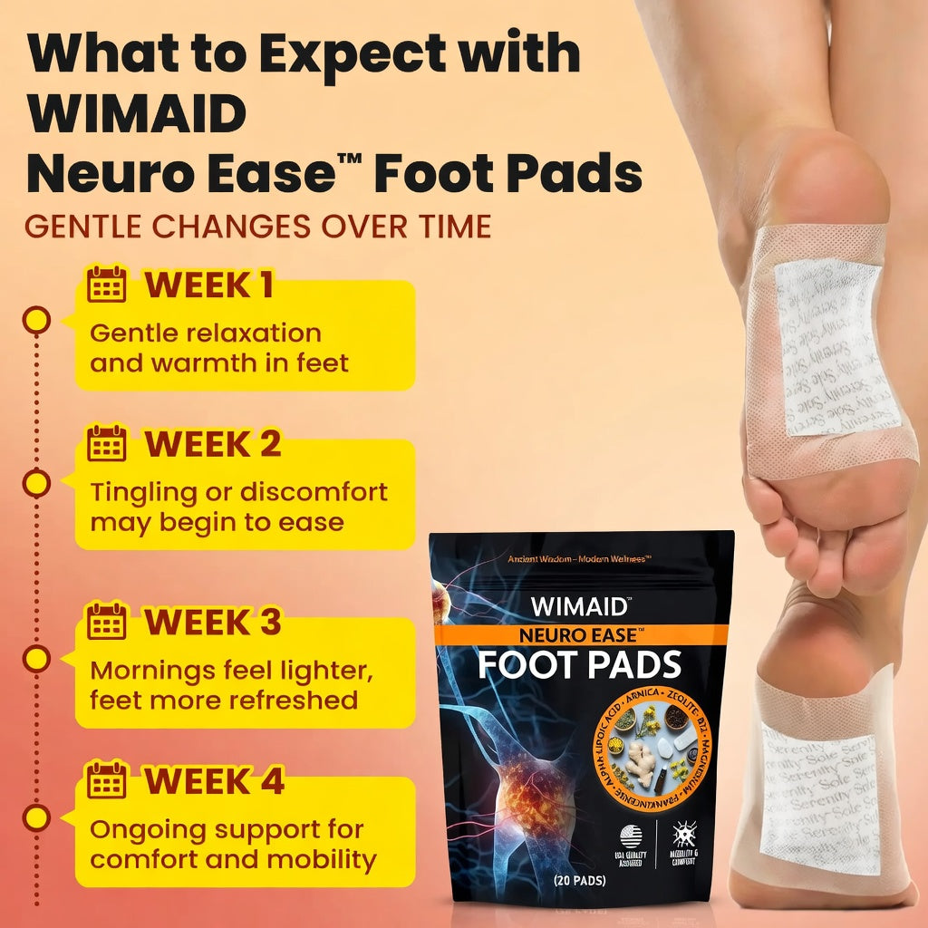 WIMAID™ Wellness Foot Pads Collection by Aurenza Shop, showing a variety of soothing foot pads on a clean surface.