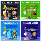 A set of WIMAID™ Wellness Foot Pads from Aurenza Shop displayed on a white background.