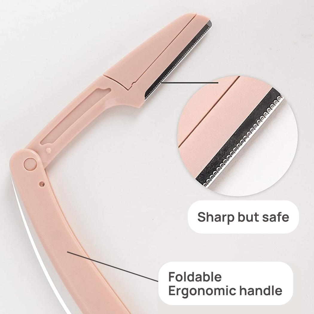 Aurenza Shop eyebrow and face razor with a sleek handle, designed for precise hair removal and grooming.