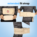 Aurenza Shop Therava™ Press Belt with extended fit strap for adjustable waist support and compression.