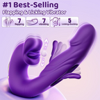 Aurenza Shop 2026 Upgraded Luvora™ 4-in-1 flapping and licking vibrator, featuring sleek design and multiple stimulation modes.