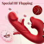 Aurenza Shop Luvora 2026 upgraded 4-in-1 vibrating and licking vibrator with sleek design and flexible attachments.