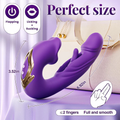 Aurenza Luvora 2026 upgraded 4-in-1 flapping and licking vibrator, sleek design with multiple functional attachments.
