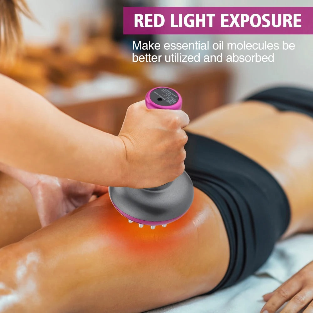 Aurenza Shop electric lymphatic drainage machine with control panel and applicator for lymphatic massage therapy.