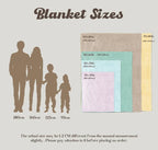 Custom music and photo blanket by Aurenza Shop featuring personalized designs, soft fabric, and vibrant colors.