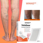 A skin VeinEase Microneedle Therapy Patch by Aurenza Shop applied to the skin, showing the discreet, small microneedle design on the surface.
