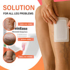 Aurenza Shop VeinEase Microneedle Therapy Patch on skin, showing tiny needles designed for vein and skin treatment.