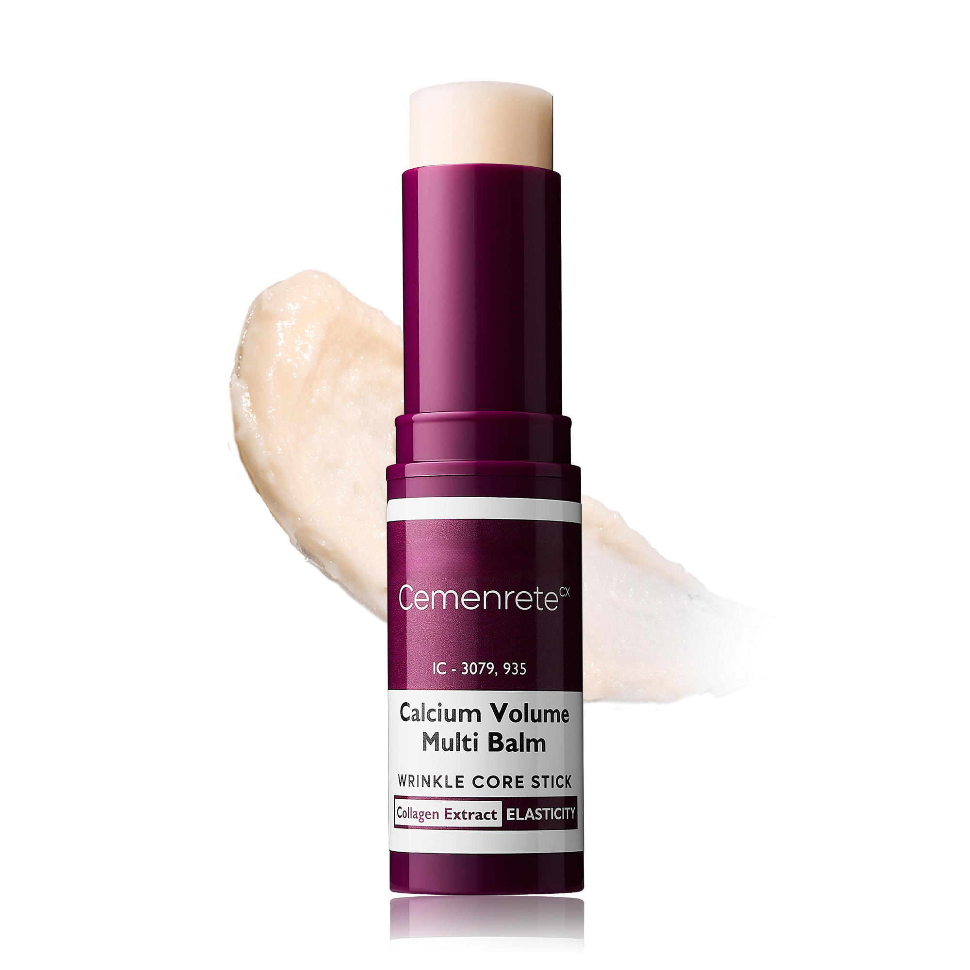 Aurenza Cemenrete Calcium Multi Balm skincare stick, 9g, nourishing skin treatment in a compact stick with a smooth, creamy texture.