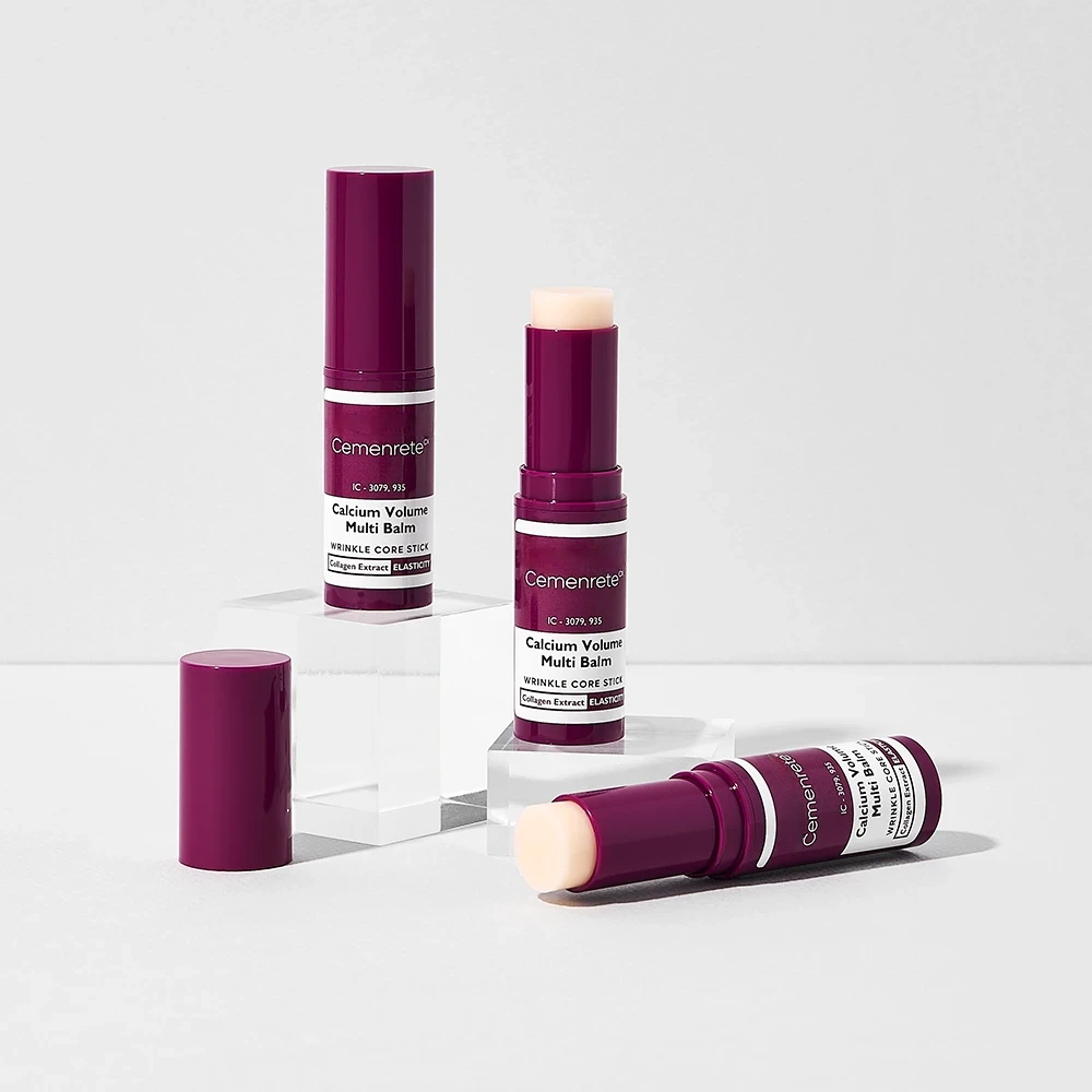 Aurenza Shop Cemenrete Calcium Multi Balm nourishing skincare stick in a 9g tube, designed for skin hydration and care.