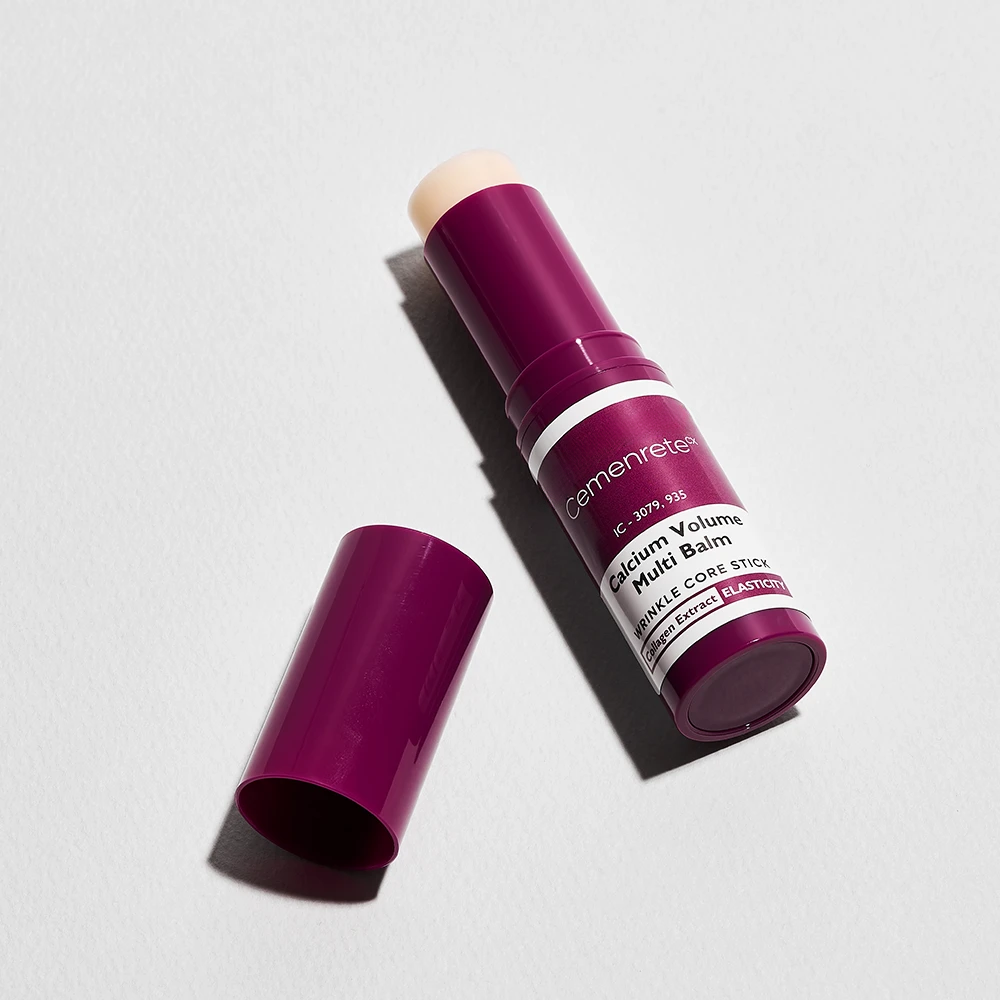 Aurenza Shop Cemenrete Calcium Multi Balm nourishing skincare stick, 9g, with a smooth, creamy texture in a white stick container.