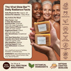 Aurenza Shop turmeric and kojic acid soap bar for body and face, showcasing the soap's beige color and smooth surface.