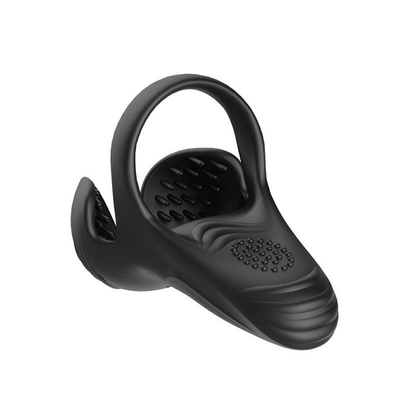 Mens Silicone Ring Resonance Electric Massager