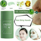 Green Clay Face Mask Clay Cleansing Mask Stick Facial Deep Blackhead Purifying