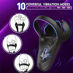 Mens Silicone Ring Resonance Electric Massager