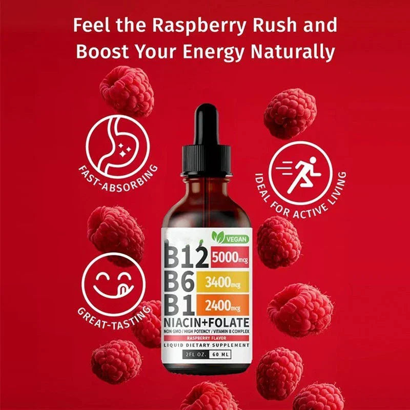 1-3Bottles Vitamin B12 5-in-1 Complex