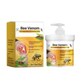 Serenzza Bee Venom Joint Pain Relief Cream for men and women, showing the cream tube with ingredients and application area.